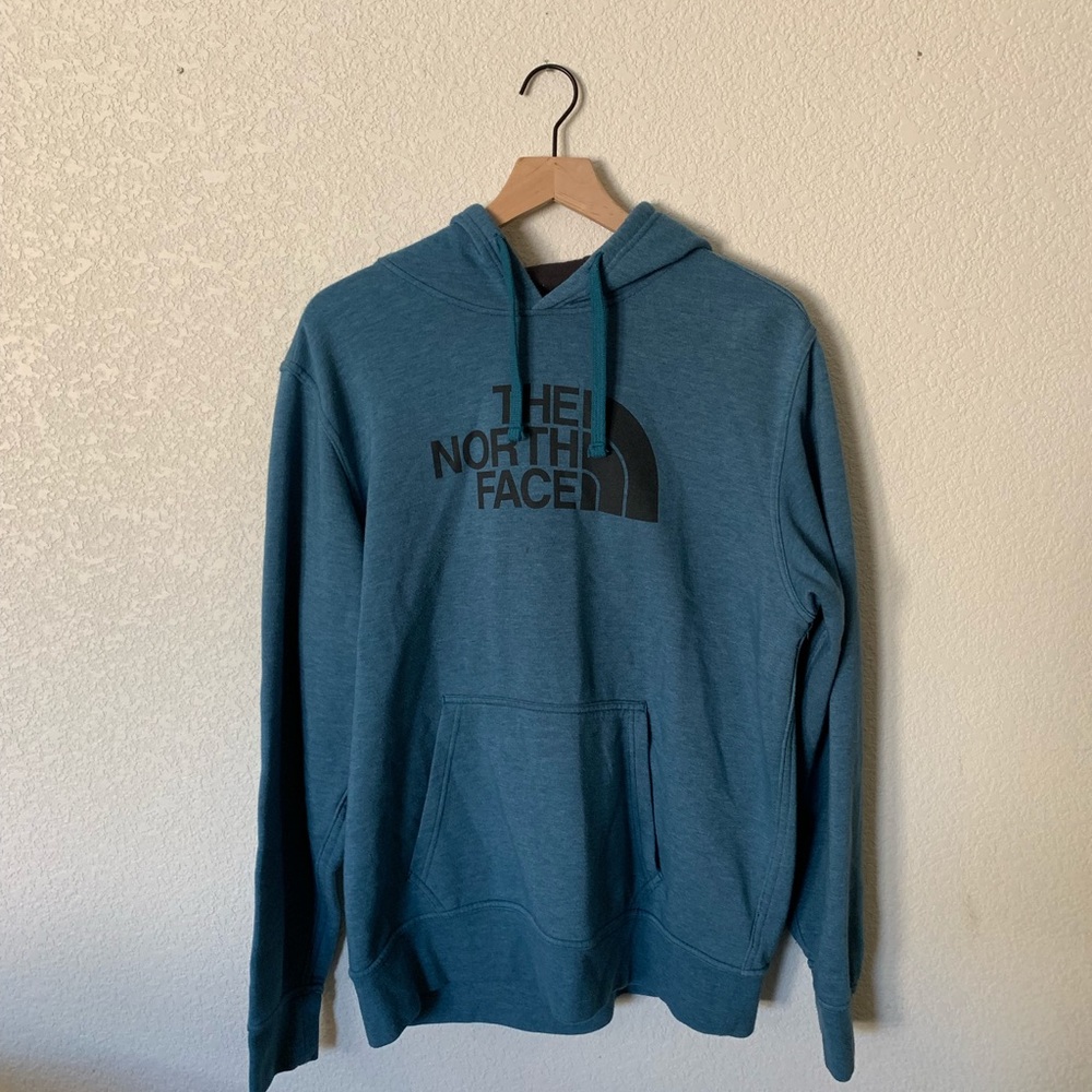 Blue north face hoodie